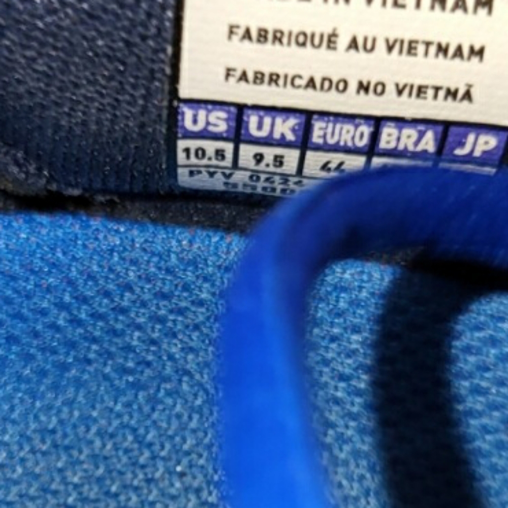 Mizuno Wave Enforce Tour OC Blue Leather Athletic Running Sneaker Shoe Men 10.5 - Picture 5 of 8